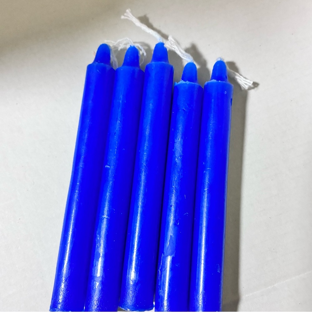 Witch Blue Ritual/Spell Candles (Pack of 5)